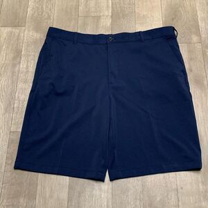Mens IZOD Golf Performance Active‎ Straight Navy Blue Casual Chino Shorts